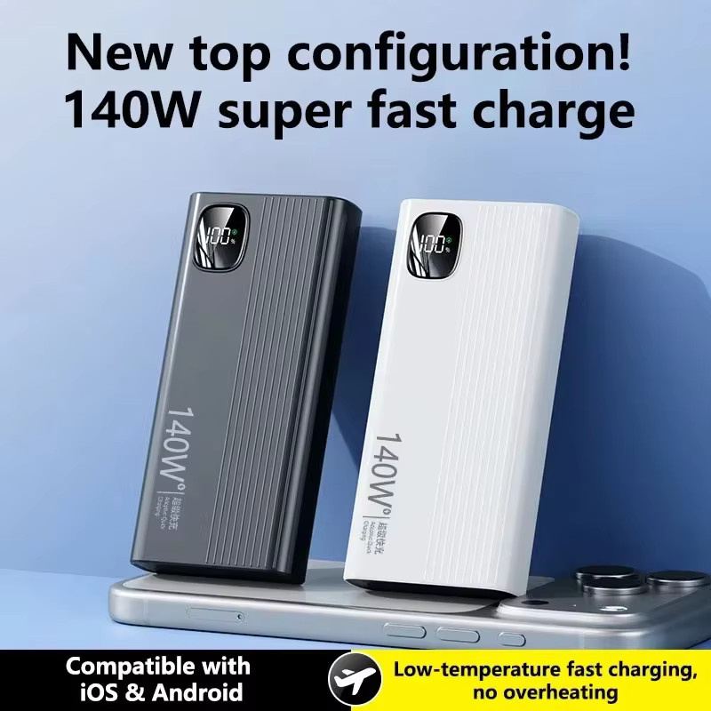 OnePlus Powerbank mit 140W Superschnellladefunktion und LED-Anzeige in Schwarz - Bild 3
