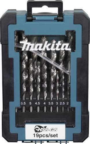 Makita HSS-GS Metall-Spiralbohrer-Set aus Stahl in Silber - Bild 1