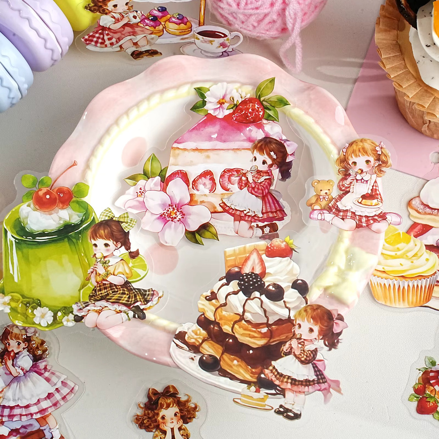 Etori Life Frosted Pudding Dessert House Aufkleber, 10-teiliges Set - Bild 3