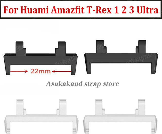 Huami Amazfit Uhrenstecker Edelstahl, 22 mm, 2 Stück - Bild 1