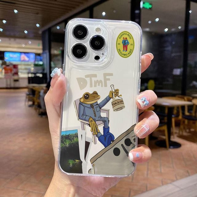 Frosch B-Bunnys Handyhülle aus weichem TPU für iPhone 11 bis iPhone 17 Air, Transparent - Bild 1