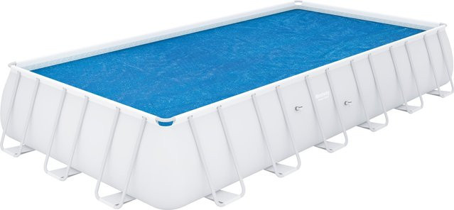 Bestway PE-Solarabdeckplane in Blau, eckig, B: 703 cm, T: 336 cm - Bild 1