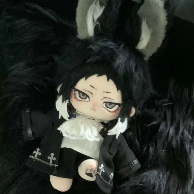 NIJIGEN PLANET Bungo Stray Dogs Ryunosuke Akutagawa Plüsch Puppe, 20 cm - Bild 1