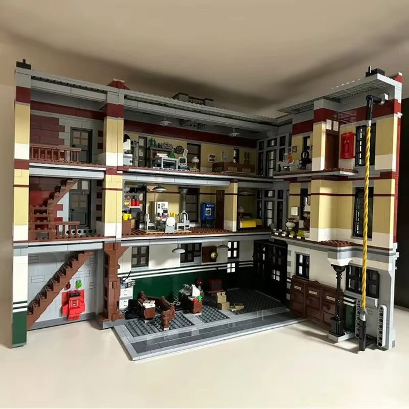 TEOK Feuerwehrstation-Modell, Baustein-Set, 4634 Teile - Bild 6