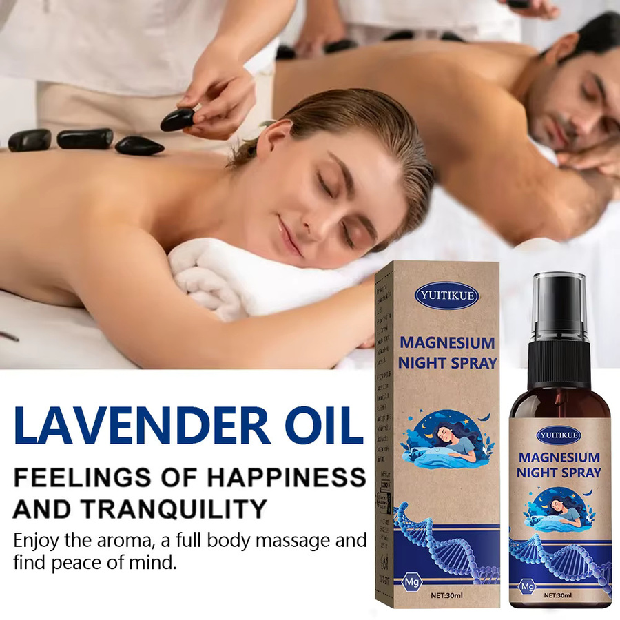 YUITIKUE Magnesium-Nachtspray mit Lavendelöl, 30 ml, Unisex - Bild 5