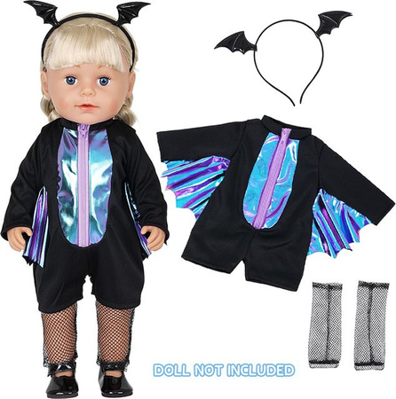 dearbei Puppenkleidungsset, Zubehör, Schwarz, Plüsch / Textil