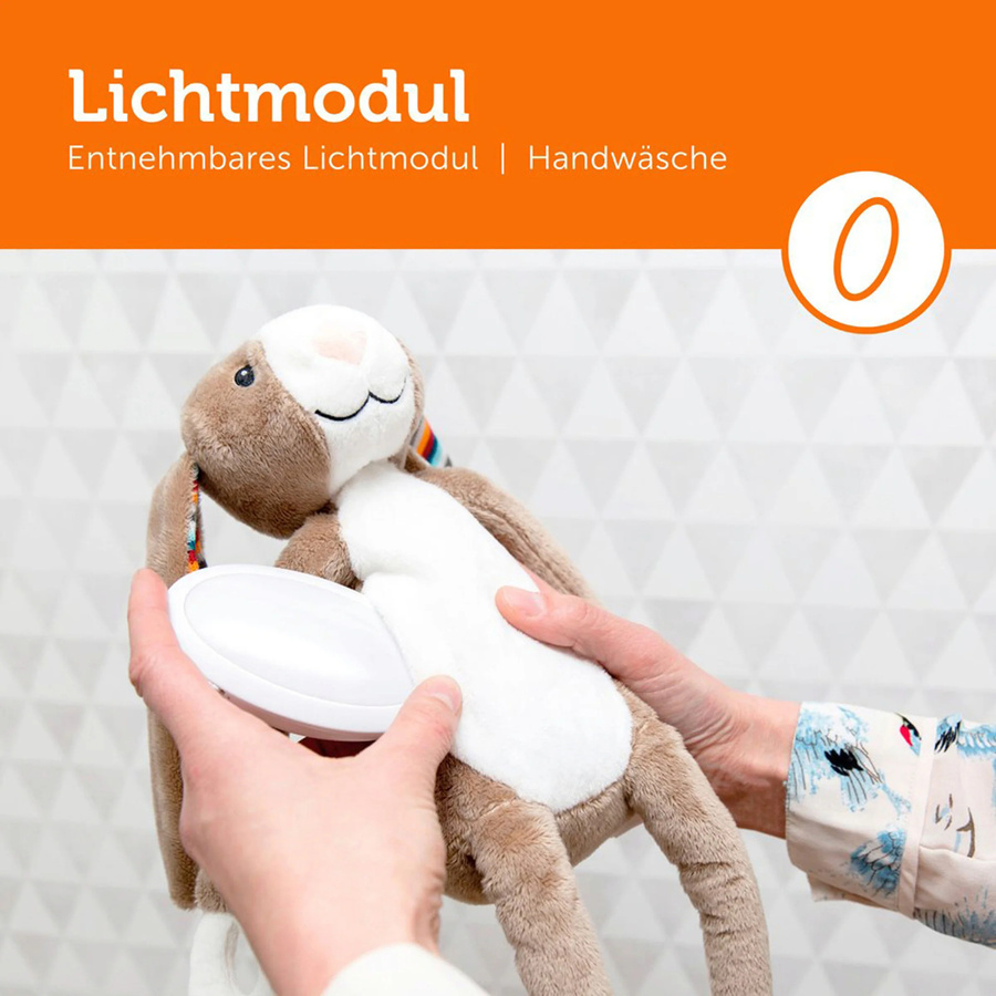 Zazu Kuscheltier Nachtlicht Bo, Plüsch, ab 0 Jahren - Bild 3