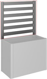 Biohort Rankgitter DaVinci für Hochbeet, dunkelgrau-metallic, Breite: 102 cm, Höhe: 91 cm - Bild 1