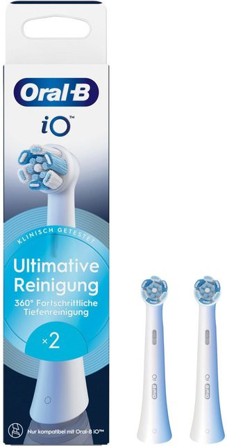 Oral-B iO Ultimative Reinigung Aufsteckbürsten, Weiß, 2er - Bild 2