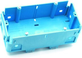 Rehau Signo ZB Geräteeinbaudose BRK GD2 in Blau - Bild 1
