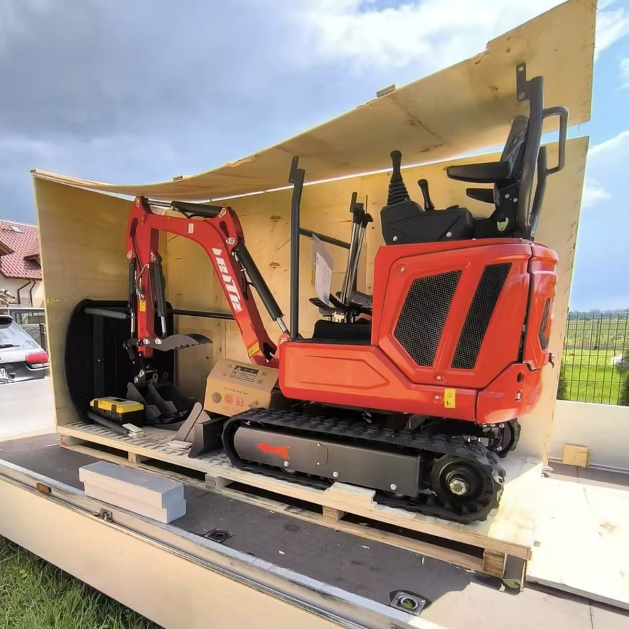 Multifunktionaler Mini-Bagger LEITE mit Klimaanlage für die kommunale Nutzung und Obstplantagen, 1 bis 2 Tonnen, Euro 5 Standard - Bild 2