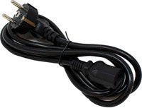 Zebra AC-Kabel für Netzteil EU Schwarz - Bild 1