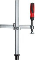 Bessey Spannelement mit variabler Ausladung TWV16 200/150 und 2K-Kunststoffgriff in Silber und Rot - Bild 1