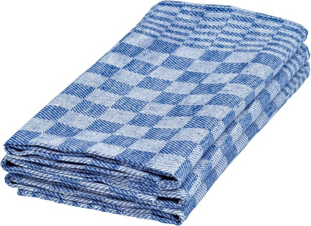 PULSIVA Grubentücher Helgoland, 10er Pack, blau, B: 50 cm, L: 95 cm - Bild 1