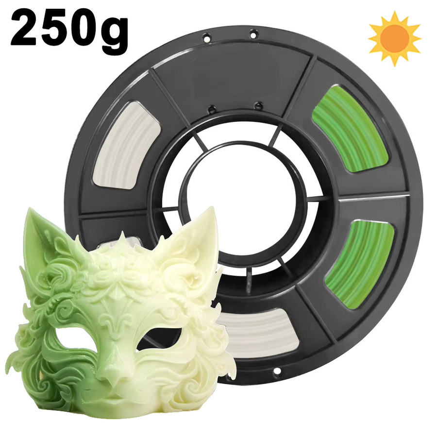 3D Maliang PLA 3D-Drucker-Filament Farbwechsel UV-reaktiv, Durchmesser: 1,75 mm - Bild 2