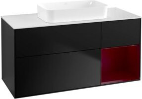 V&B Waschtischunterschrank Finion in Blau Matt Lacquer, B/T: 120 x 60 cm - Bild 1