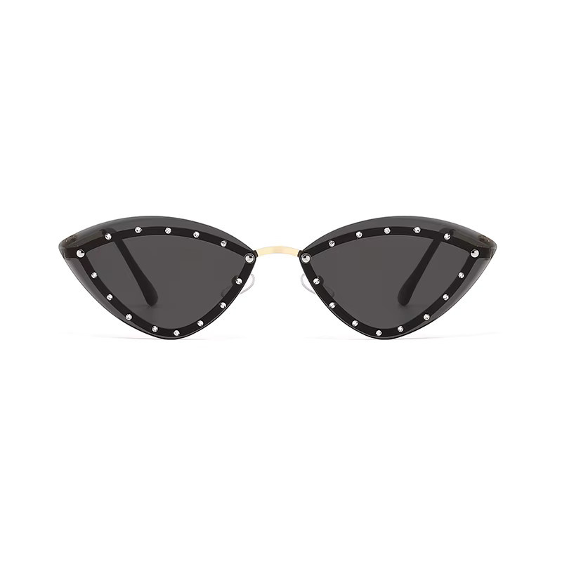 Glazzy Street Shoot Fashion Glasses Sonnenbrille, Cat-Eye, Vollrand, Schwarz, Damen - Bild 2