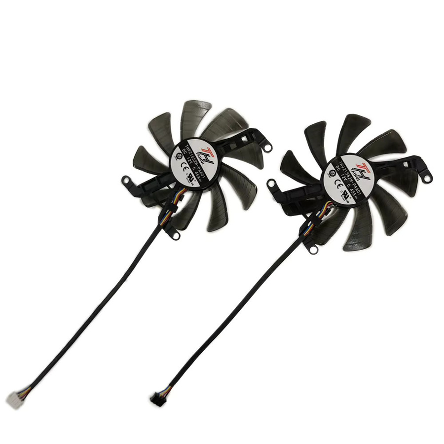 GALAX Grafikkarten-Kühler Lüfter Set für GeForce RTX 3060 und RTX 3060Ti 1-Click OC, 2er-Set, Schwarz - Bild 2