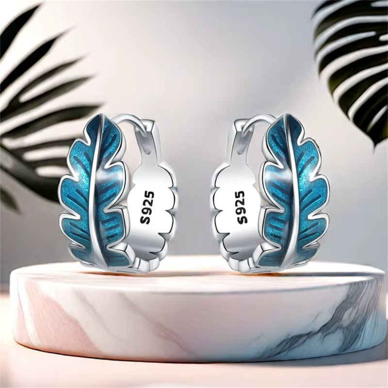 MISEFF Ohrringe, 925 Silber, blau, Damen - Bild 4