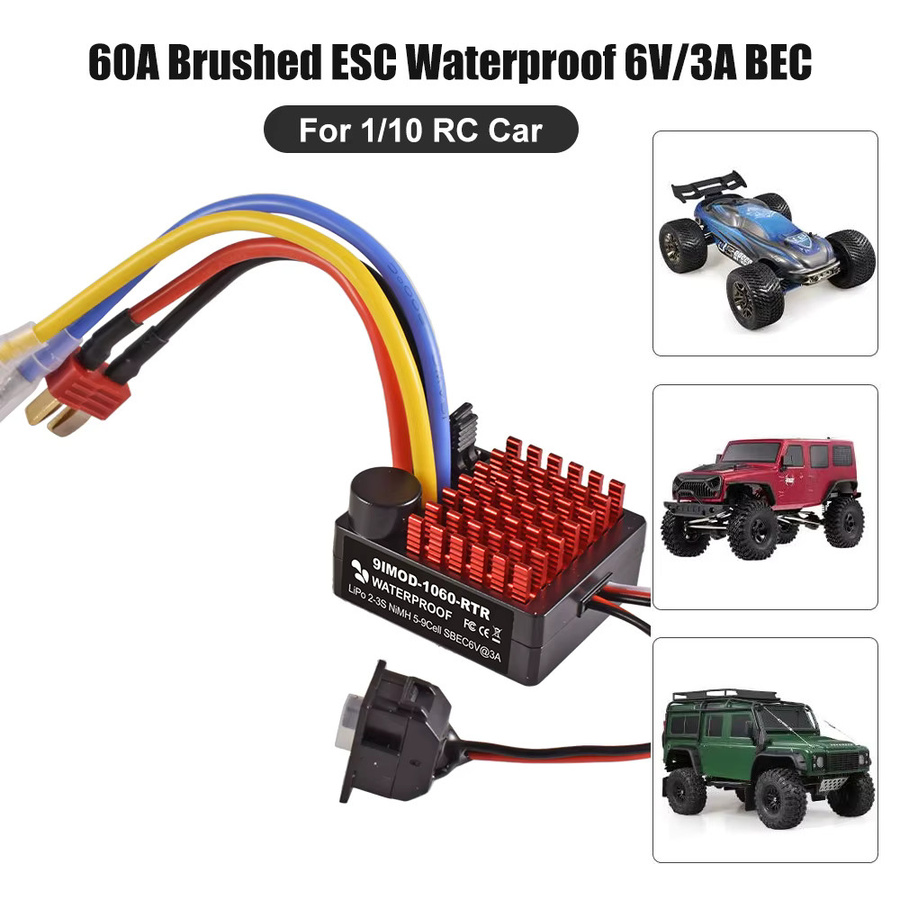 9IMOD 1060 RTR 60A ESC gebürsteter elektronischer Geschwindigkeitsregler, Zubehör - Bild 2