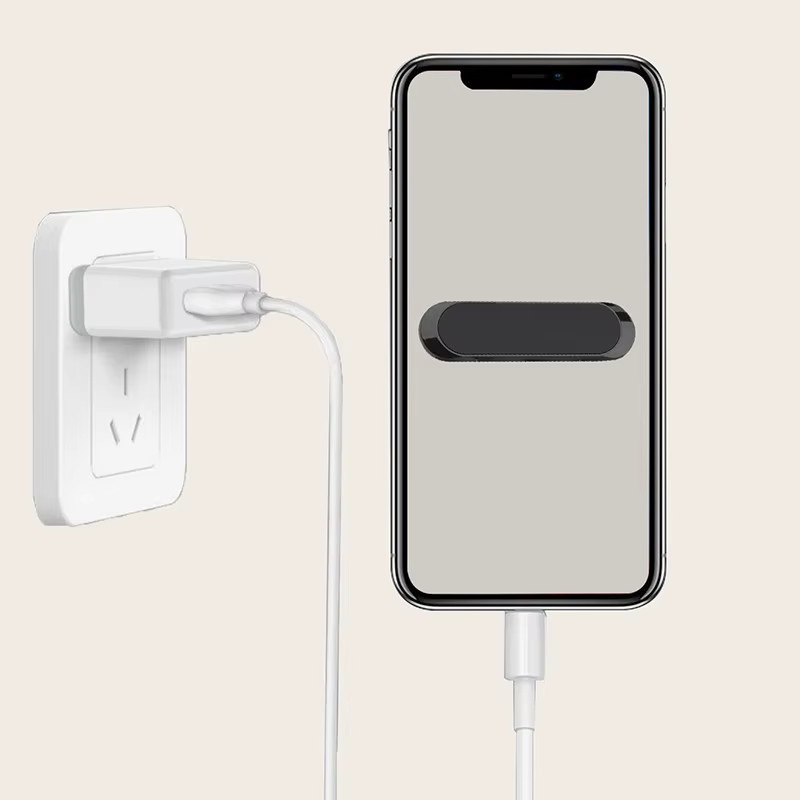Magnetischer Autotelefon-Halter in Schwarz mit Mini-Streifenform und Nano-Kleber, Maße: 9 x 2,4 mm - Bild 3