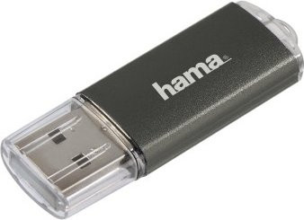 Hama USB-Stick Laeta USB 2.0 mit 16 GB in Grau - Bild 1