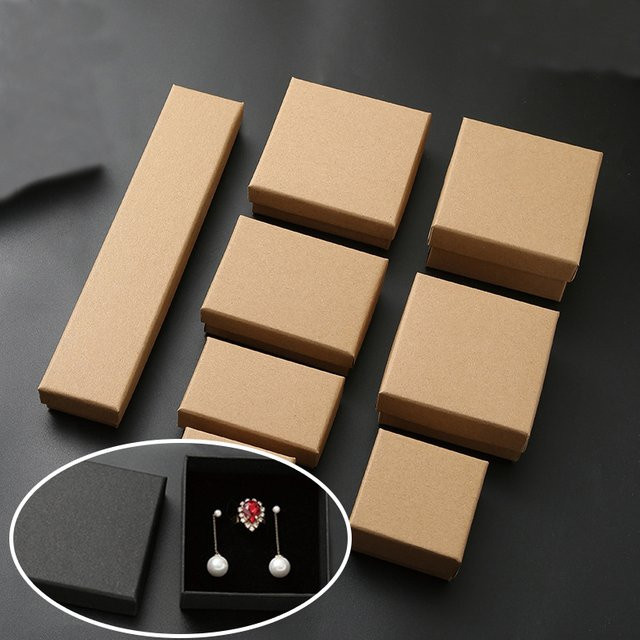 Aclovex Schmuckverpackung aus Papier für Ohrringe, Halsketten und Ringe, Geschenkboxen für Schmuck-Displays - Bild 1