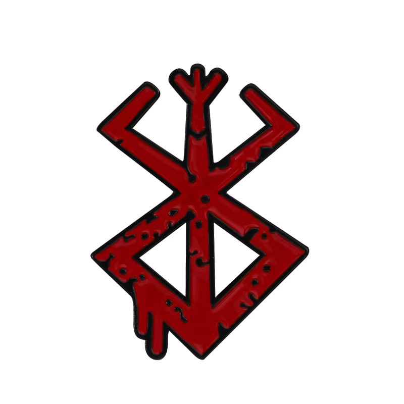 Bandai Broschen, Anime Pins, Berserker Beherit, Legierung, Rot - Bild 2