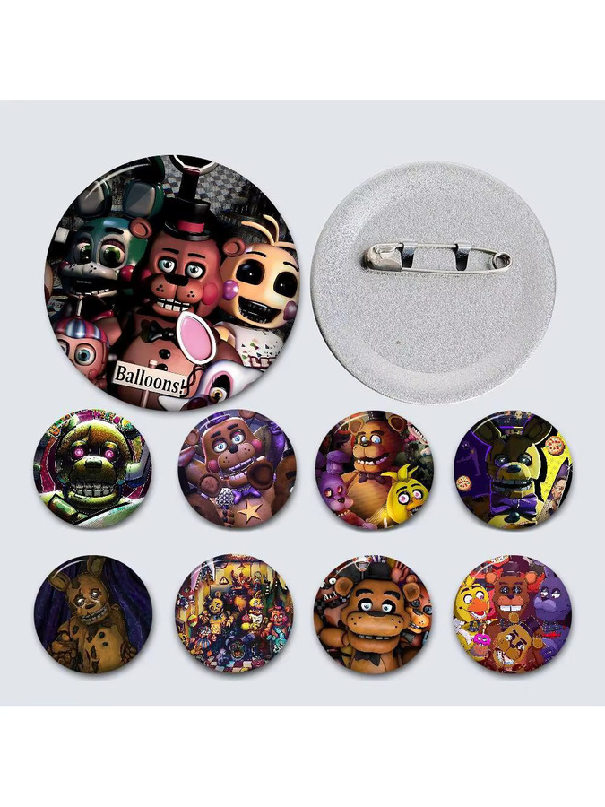 Brosche Fnaf Anime Five-Nights-At-Freddys, Unisex - Bild 7