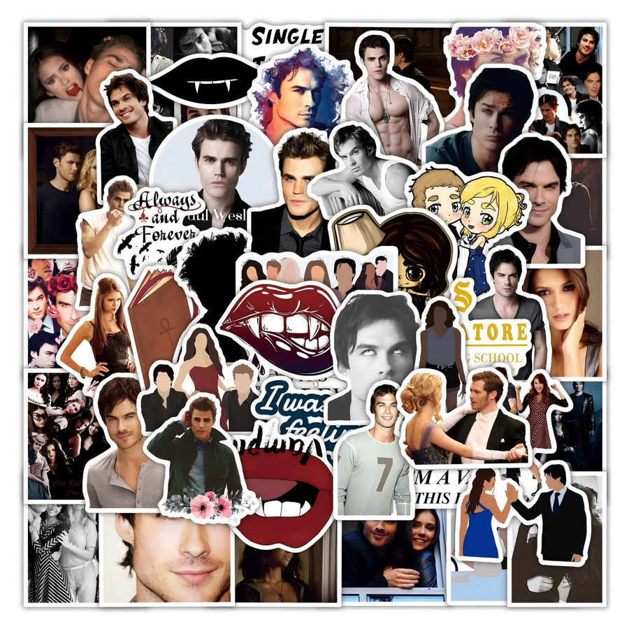 Yiran toy The Vampire Diaries Graffiti Aufkleber 50-teiliges Set - Bild 5