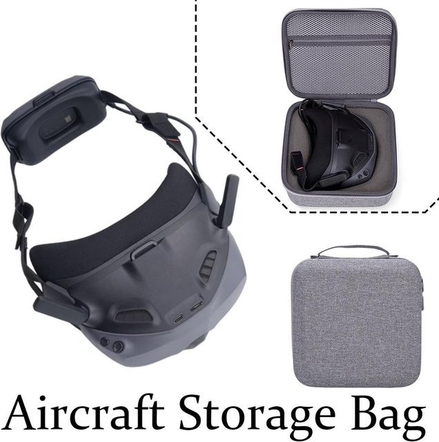 DJI Tragetasche für DJI Brille N3 Reise- und Aufbewahrungscase mit Hard Shell in Grau - Bild 1