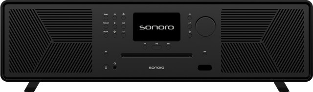 Sonoro Meisterstück Gen.2 All-In-One Audiosystem in Schwarz Matt mit HDMI, USB und WLAN - Bild 1