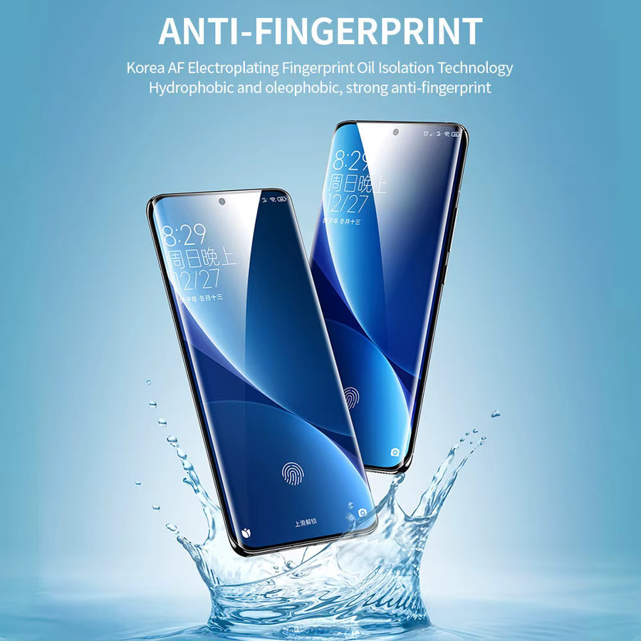 Smart devil Hydrogel Display Schutzfolie für Xiaomi 14 Pro, Mi 12X, 12 Pro und Mi 12S Ultra, HD gebogen, transparente Vollabdeckung, 2/3 Stück Set - Bild 2