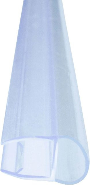 Bagnoxx Hohlkammerprofil Türdichtung für 8mm Glas, Transparent, 1m Länge - Bild 1