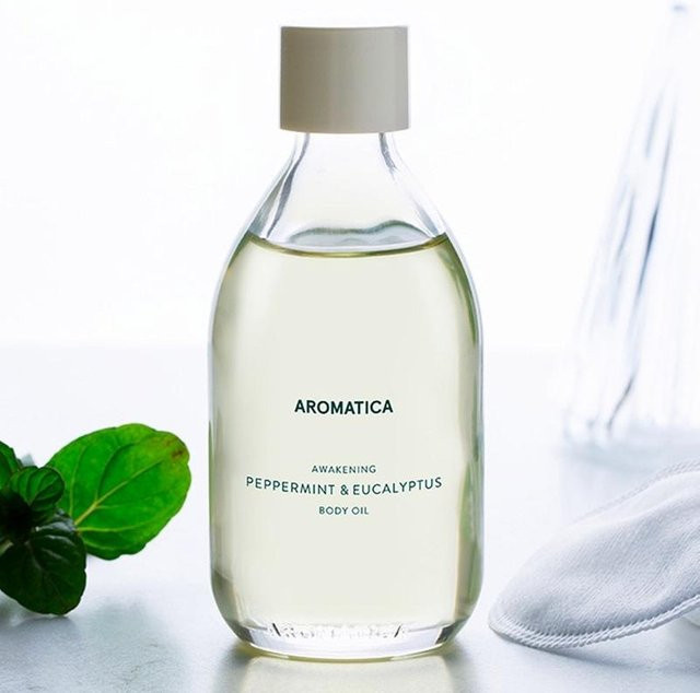 Aromatica Awakening Körperöl, Pfefferminz & Eukalyptus, 100 ml, Unisex - Bild 1