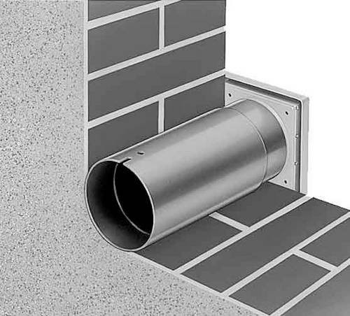 Helios Wandeinbausatz WES 150 für Ventilatoren in Silber aus Kunststoff - Bild 1