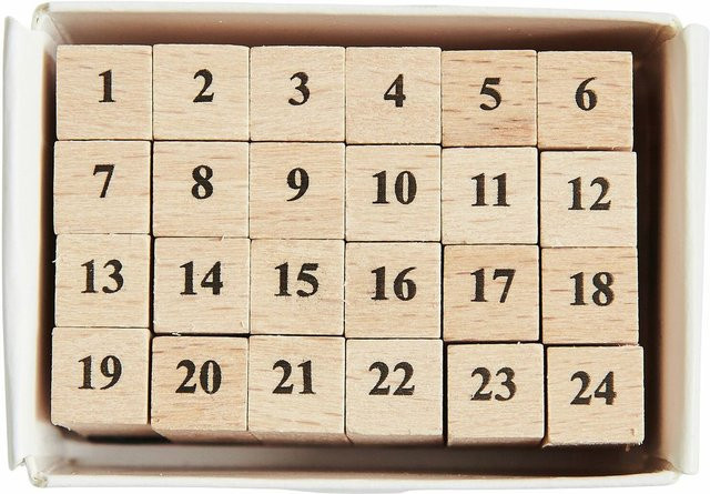 Rico Design Mini Stempelset Zahlen 1-24 - Bild 1