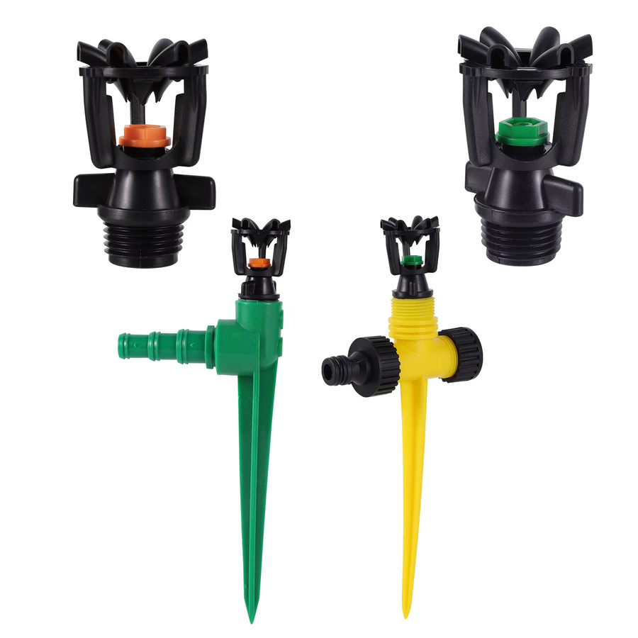 Adhere To Fly Rotierender Gartensprinkler mit 360-Grad-Bewässerung und 1/2 Zoll Außengewinde in Schwarz - Bild 3