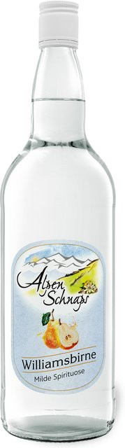 Alpenschnaps Steinbeisser Williamsbirne Spirituose 1,0 l - Bild 1
