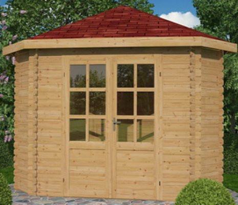 Gartenhaus Blockbohlenhaus Heathrow B: 508 cm, T: 328 cm - Bild 1