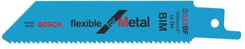 Bosch Säbelsägeblatt S 522 BF Bimetal für Metall, 5er-Pack - Bild 1