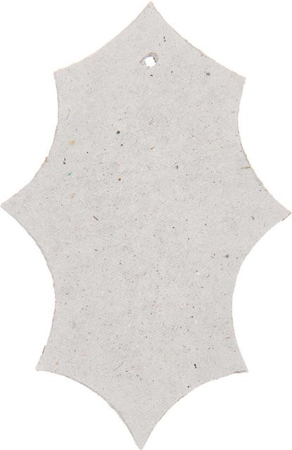 Rico Design Weihnachtsdeko Anhänger Ilex aus Graupappe, Grau, 6 Stück - Bild 1