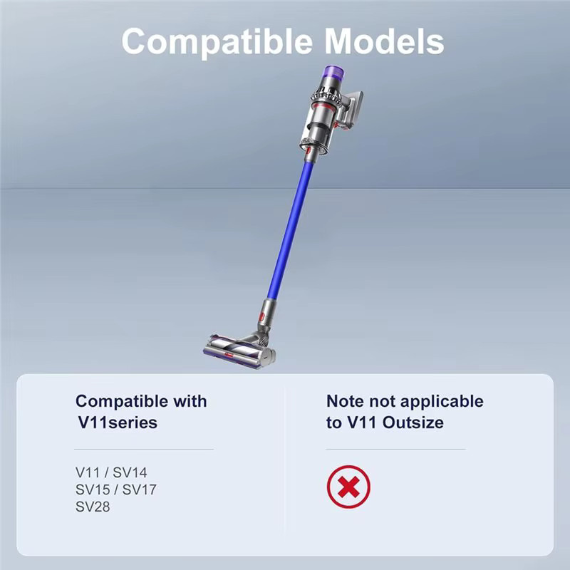 Dyson Ersatz-Bodenbürstenkopf für V11 SV14 SV17 SV28 Akku-Staubsauger zur Reinigung von Hartholzböden - Bild 5