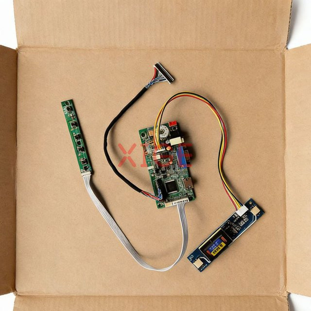 LCD Display Drive Controller Board Kit für B150XN05 QD15XL11 LP150X12 QD15XL15 mit 30 Pin LVDS, VGA und HDMI, Auflösung 1024x768, 2-CCFL, Multicolor - Bild 1