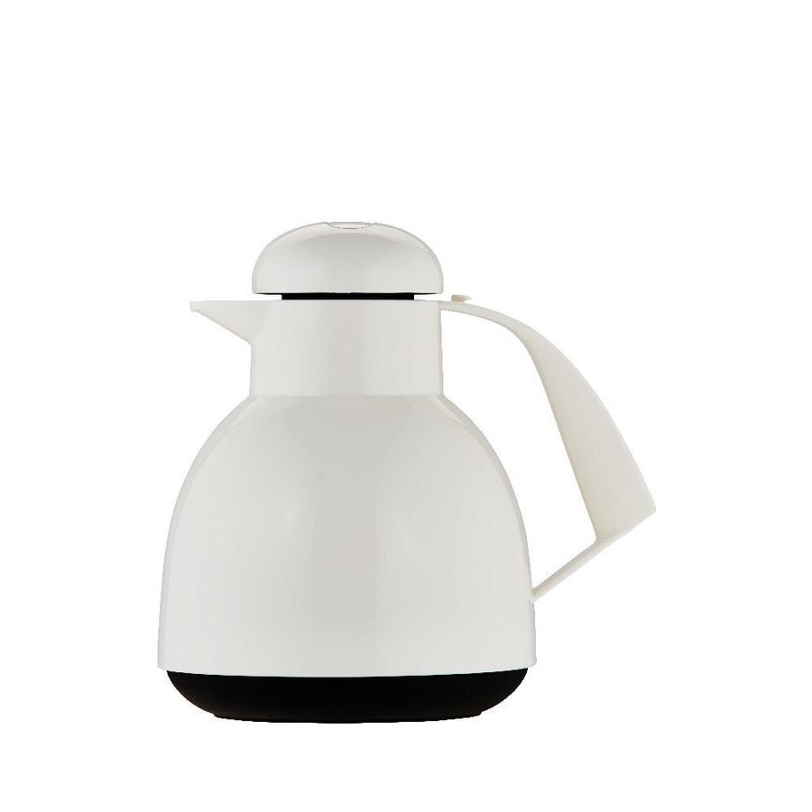 Helios Day Push Isolierkanne mit DT, Weiß, 1,0 l - Bild 1