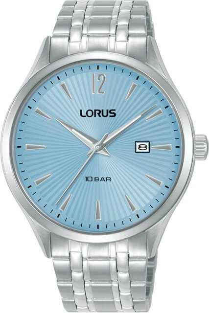 Lorus Herrenuhr, Quarz, Edelstahl, Blau, 41 mm, 10 ATM - Bild 1