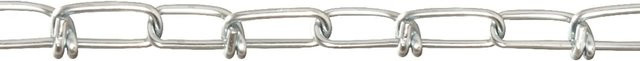 Conacord Knotenkette aus Edelstahl in Chrom Silber, Durchmesser: 2 mm, Gliedbreite: 28 mm, Meterware - Bild 1
