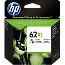 Original HP 62XL Tintenpatrone Tri-Colour Cyan, Magenta, Yellow (C2P07AE) - Bild 2