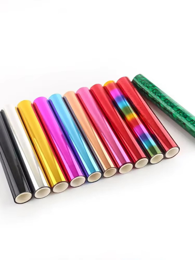 Holografische Heißprägefolie in Silber und Multicolour für Heimwerkerarbeiten, 1 Rolle, Breite: 15 cm, Länge: 5 m - Bild 2