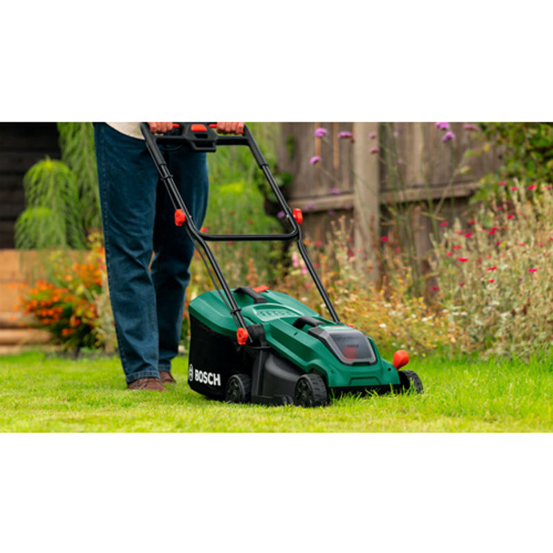 Bosch Akku-Rasenmäher Rotak 18V-32 in Grün/Schwarz mit 4,0Ah Akku und Ladegerät - Bild 4
